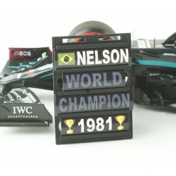 Pitboard 1/18 Formule 1 PBNP01