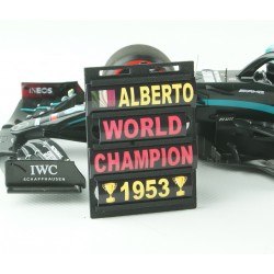 Pitboard 1/18 Formule 1 PBAA02