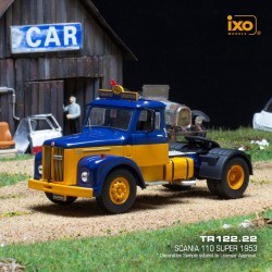 Scania 110 Super 1953 Blue Yellow IXO TR122