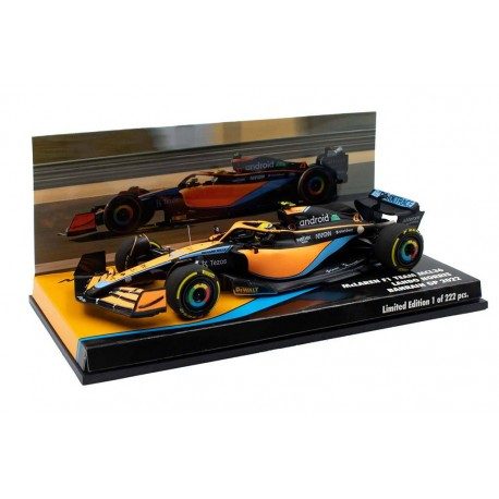 McLaren Mercedes MCL36 4 Lando Norris F1 Grand Prix de Bahrain 2022 Minichamps 447224304