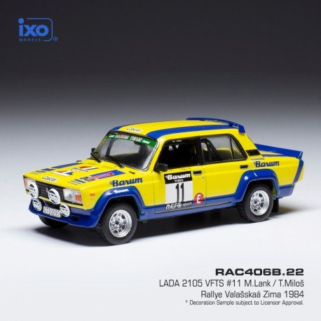 Lada 2105 VFTS 11 Rallye Valasskaa Zima 1984 M.Lank - T.Milo IXO RAC406B.22