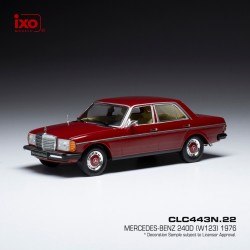 Mercedes 240D W123 1976 Black Red IXO CLC443N.22