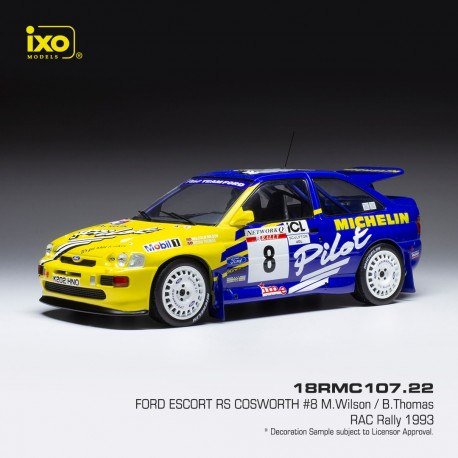 Ford Escort RS Cosworth 8 RAC Rally 1993 M.Wilson - B.Thomas IXO 18RMC107.22