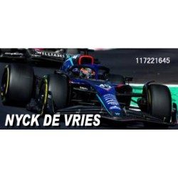 Williams Mercedes FW44 45 F1 Italie 2022 Nick de Vries Minichamps 417221645