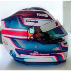 Casque Helmet 1/5 Kelvin van der Linde Winner 24 Heures du Nurburgring 2022 Spark S5H084