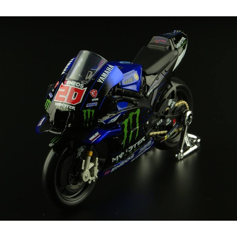 Moto miniature 1/18e Yamaha YZR-M1 Factory Racing (2022) Quartararo 20