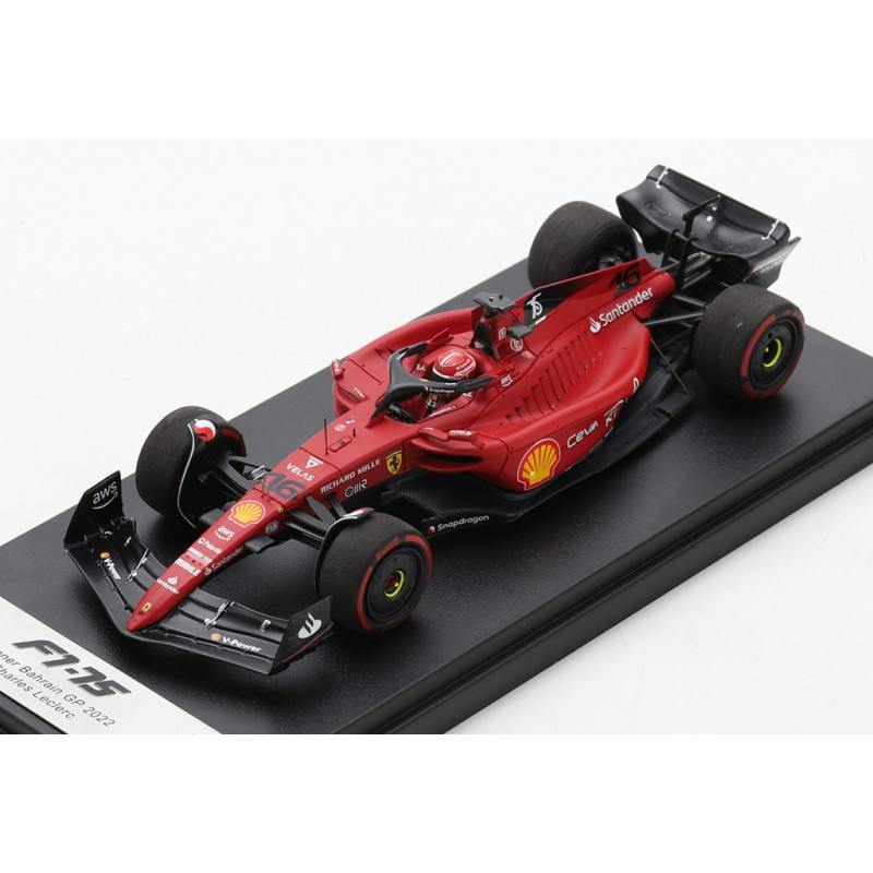 Ferrari F1-75 16 Charles Leclerc F1 Winner Grand Prix de Bahrain 2022  Looksmart LSF1041 - Miniatures Autos Motos