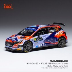 Hyundai i20 N Rally1 28 Munster - Louka Rallye Monte Carlo 2022 IXO RAM836
