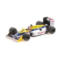 Williams Honda FW11B dirty version 6 F1 World Champion 1987 Nelson Piquet Minichamps 436876606