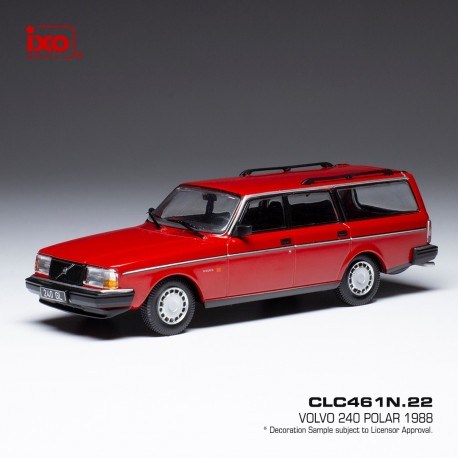 Volvo 240 GL 1989 Red IXO CLC461N