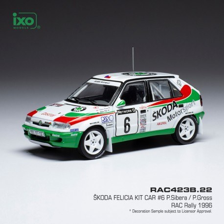 Skoda Felicia Kit Car 6 RAC Rally 1996 Sibera Gross IXO RAC423B