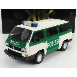 Volkswagen T3 Minibus Syncro 4WD Police 1987 Green White KK Scale KKDC180967