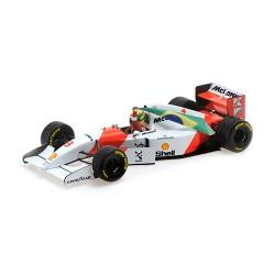 McLaren Honda MP4/8 with flag 8 F1 Winner Grand Prix d'Europe 1993 Ayrton Senna Minichamps 540931848