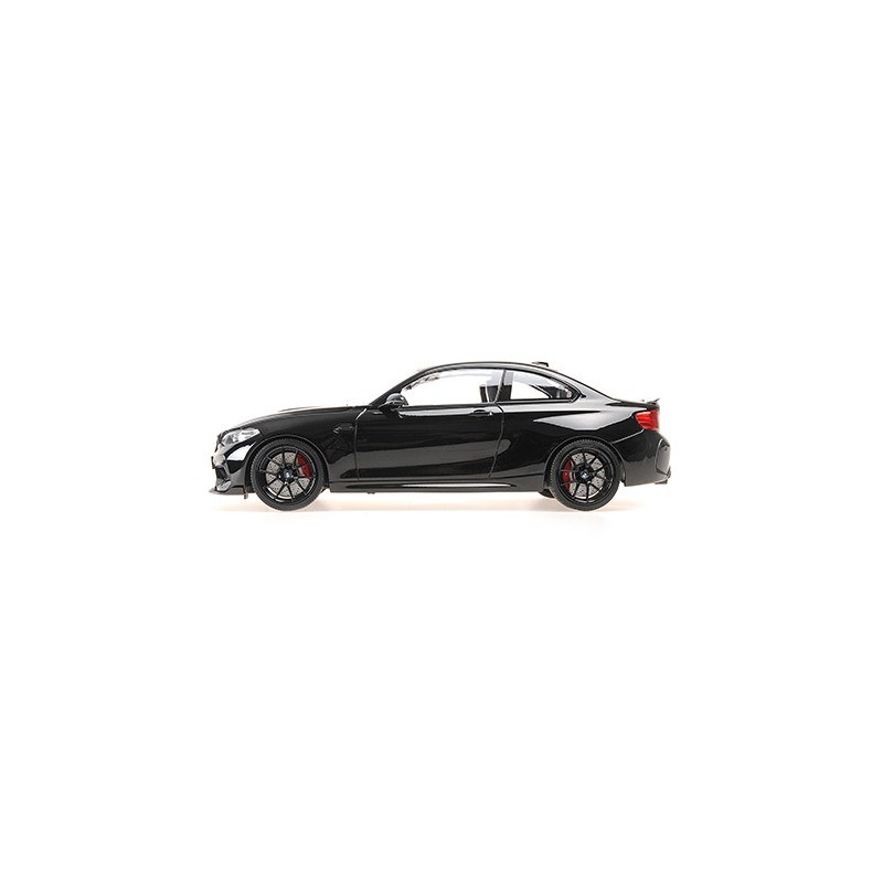 Minichamps 410021022 1:43 BMW M2 Cs-2020-Black with Black Wheels  Collectible Miniature Car