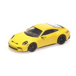Porsche 911 (992) GT3 Touring 2021 Yellow with Black wheels Minichamps 410069601