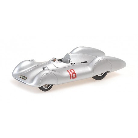 Auto Union Typ D Stromlinie 18 Grand Prix de France 1938 Minichamps 410382018