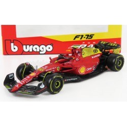Ferrari F1-75 55 F1 Monza 2022 Carlos Sainz Jr Bburago BU36832SMO