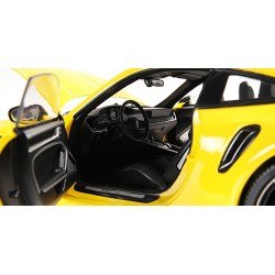 Porsche 911 992 Turbo S Coupe Sport Design 2021 Yellow Minichamps 110069070