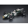 Brabham BT24 with pilot 1 Jack Brabham F1 2ème Mexique 1967 GP Replicas GP122AWD