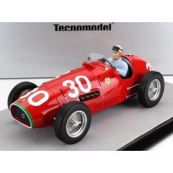 Ferrari 500 F2 with pilot 30 Piero Taruffi F1 Winner Suisse 1952 Tecnomodel TMD18-066C