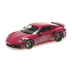 Porsche 911 992 Turbo S Coupe Sport Design 2021 Red Minichamps 113069075