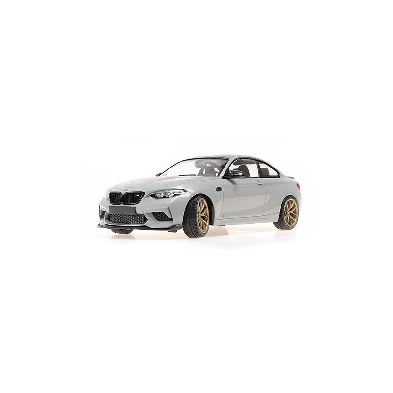BMW M2 CS with Gold Wheels 2020 Silver Metallic Minichamps