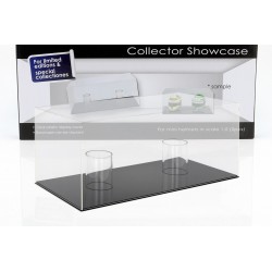 Boitier Showcase 2x Casque Helmet 1/2 Socle noir 99918006