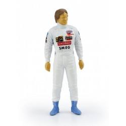 Figurine Gilles Villeneuve F1 Ferrari 1981 Brumm F022