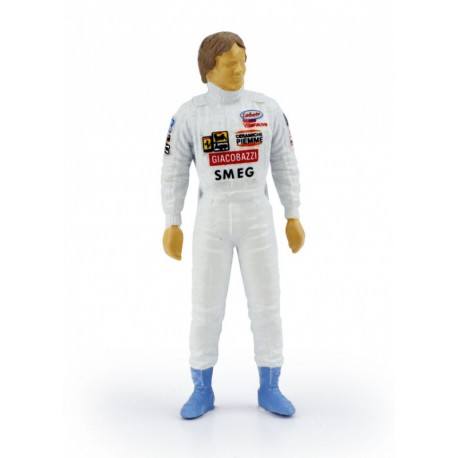 Figurine Gilles Villeneuve F1 Ferrari 1981 Brumm F022