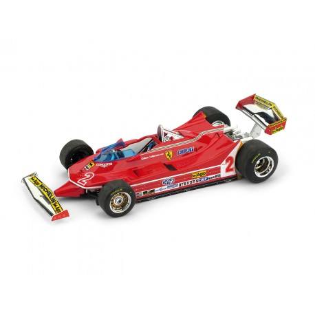 Ferrari 312 T5 2 Gilles Villeneuve F1 Brésil 1980 Brumm R575