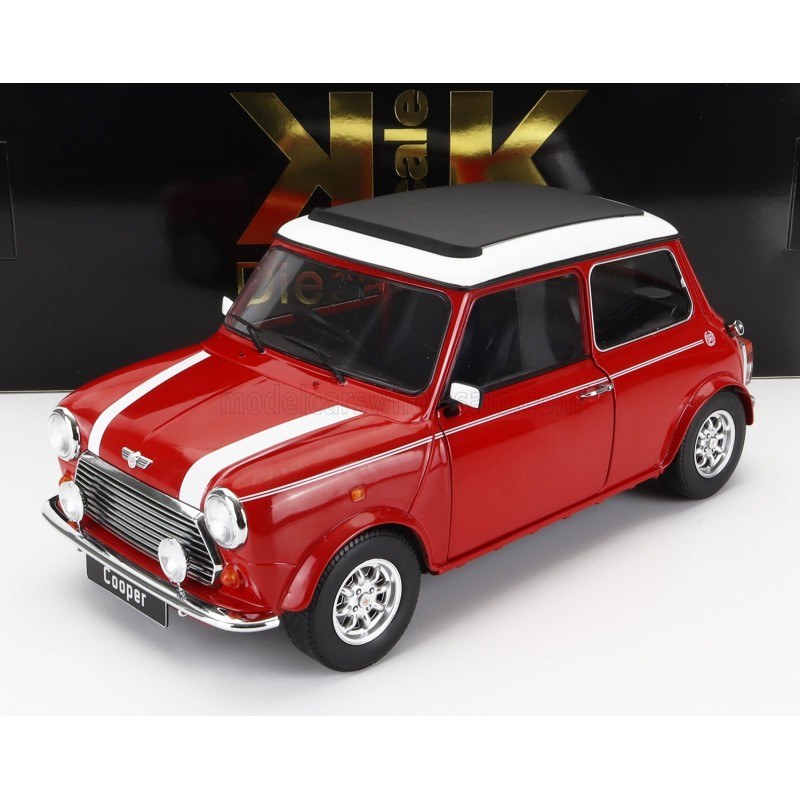 Mini Cooper Sunroof RHD 1992 Red White KK Scale KKDC120074R ...