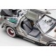 DMC DeLorean Time Machine Stainless Steel Back to the Future III 1982 Silver Sunstar SUN2712