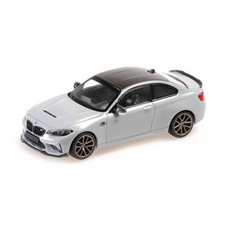 BMW M2 CS 2020 Silver with Gold wheels Minichamps 410021028
