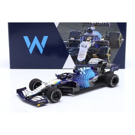 Williams Mercedes FW43B 63 George Russell F1 2021 Arabie Saoudite Minichamps 117212263