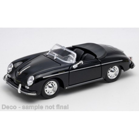 Porsche 356A Speedster Black Welly WEL24106Cblack