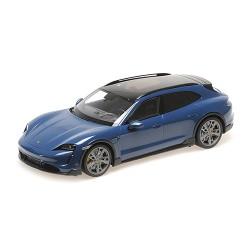 Porsche Taycan Cross Tourismo Turbo S 2021 Blue Metallic Minichamps 155069301