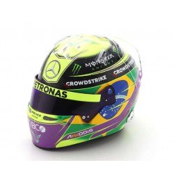 Casque Helmet 1/5 Lewis Hamilton F1 Brésil 2022 Mercedes Spark 5HF085