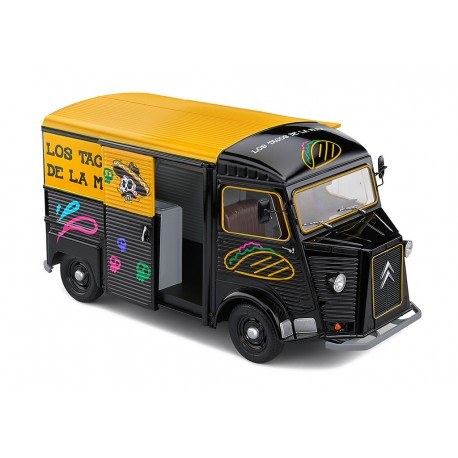 Citroen Type Hy Van Los Tacos De La Muerte 1969 Grey Black Solido S1804819