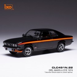 Opel Manta A GTE 1974 Black IXO CLC491N