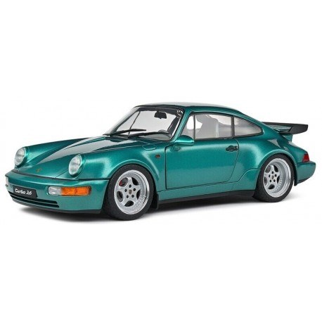 Porsche 911 964 Turbo 3.6 Coupe 1991 Green Solido S1803407