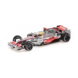 McLaren Mercedes MP4/23 22 F1 World Champion Grand Prix du Brésil 2008 Lewis Hamilton Minichamps 530084332