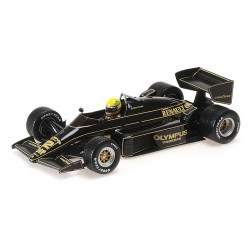 Lotus Renault 97T with rain tyres 12 F1 Grand Prix du Portugal 1985 Ayrton Senna Minichamps 540851872