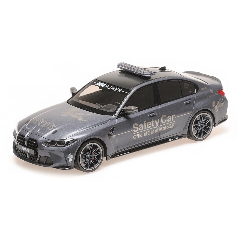 BMW M3 Safety car Moto GP 2021 Minichamps 155020206 - Miniatures Autos Motos