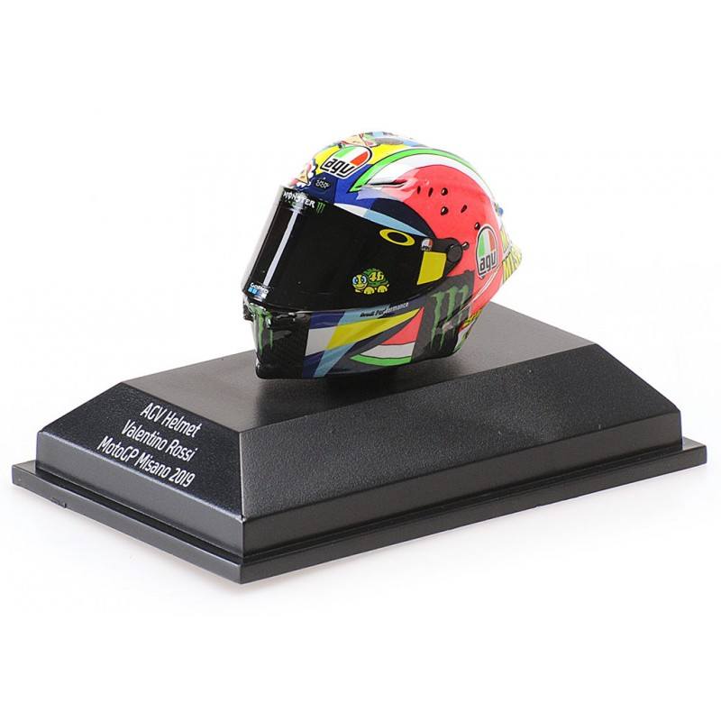 Casque Helmet AVG 1 8 Valentino Rossi Moto GP Misano 2019