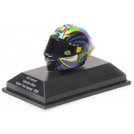 Casque Helmet AGV 1/8 Valentino Rossi Moto GP Winter Test Sepang 2020 Minichamps 399200066