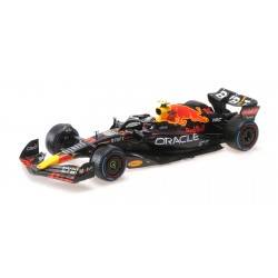 Red Bull RB18 with inter tyres 11 F1 Winner Monaco 2022 Sergio Perez Minichamps 110220711