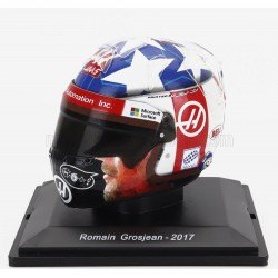 Casque Helmet 1/5 F1 2017 Romain Grosjean n8 Haas Spark ATF1C033