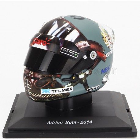 Casque Helmet 1/5 F1 2014 Adrian Sutil n99 Sauber Spark ATF1C048