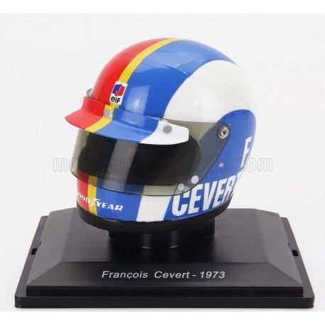 Casque Helmet 1/5 F1 1973 Francoise Cevert n6 Tyrrell Spark ATF1C073