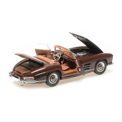 Mercedes Benz 300 SL Roadster W198 1957 Dark Red Minichamps 180039037